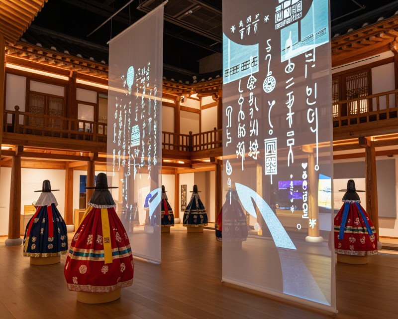 K-Heritage House Exhibition Atmosphere