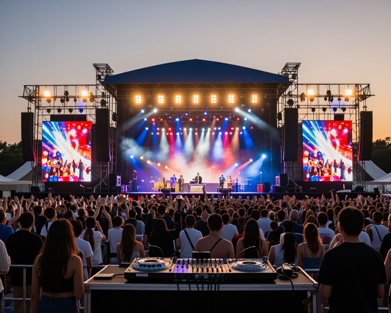 Rock Concert Atmosphere