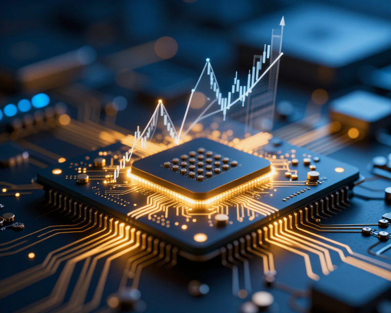 Semiconductor Market Growth Concept