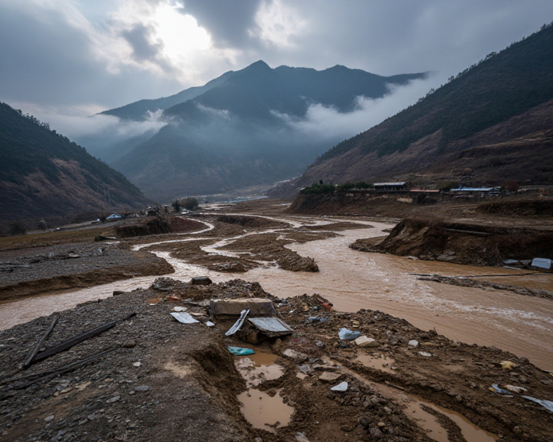 Nepal Flood Search Scene
