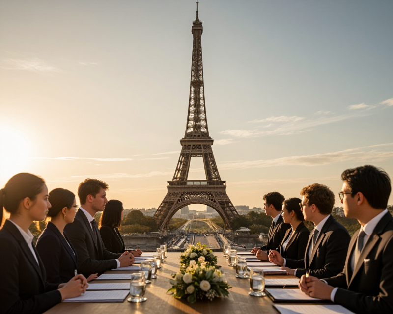 Korea-France Summit Atmosphere