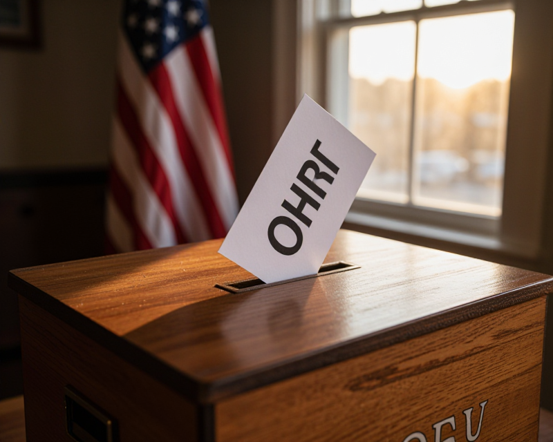 Symbolic US Election Atmosphere