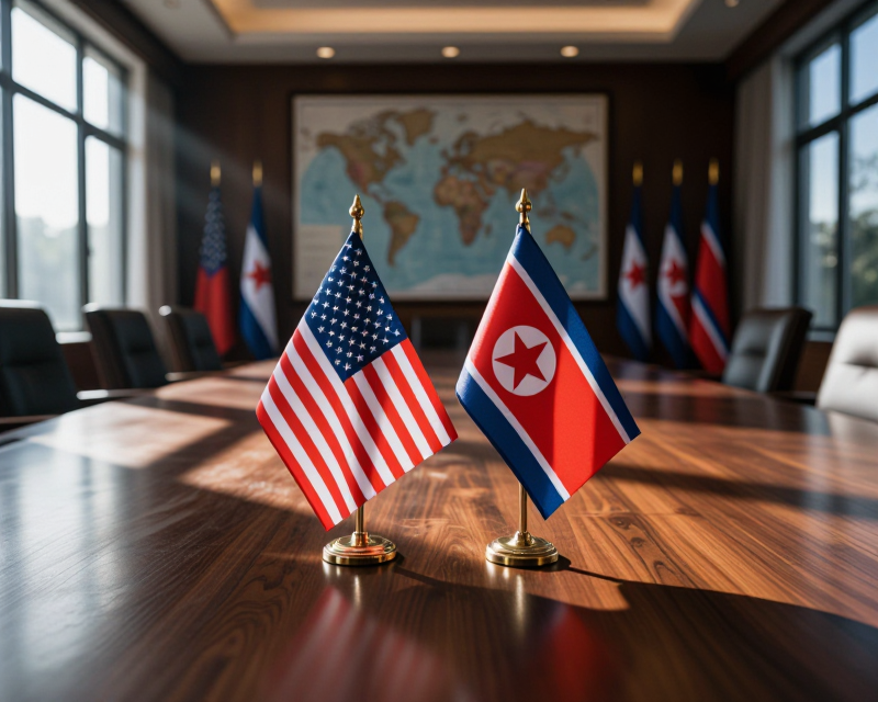 Diplomatic Meeting Symbolism