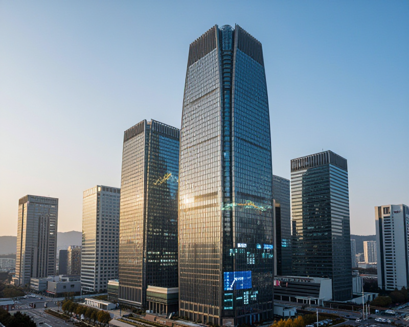 Seoul Financial District Morning