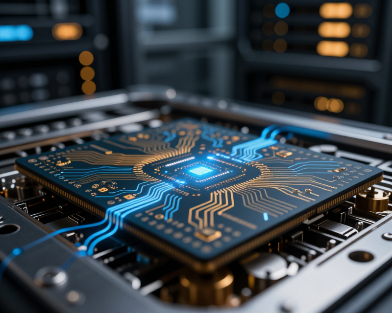 Futuristic AI Memory Chip