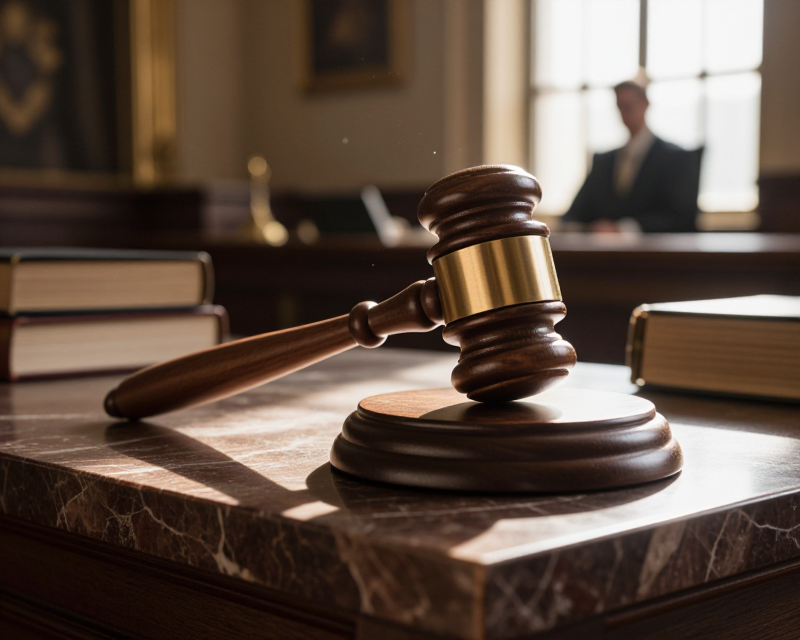 Cinematic Judicial Gavel