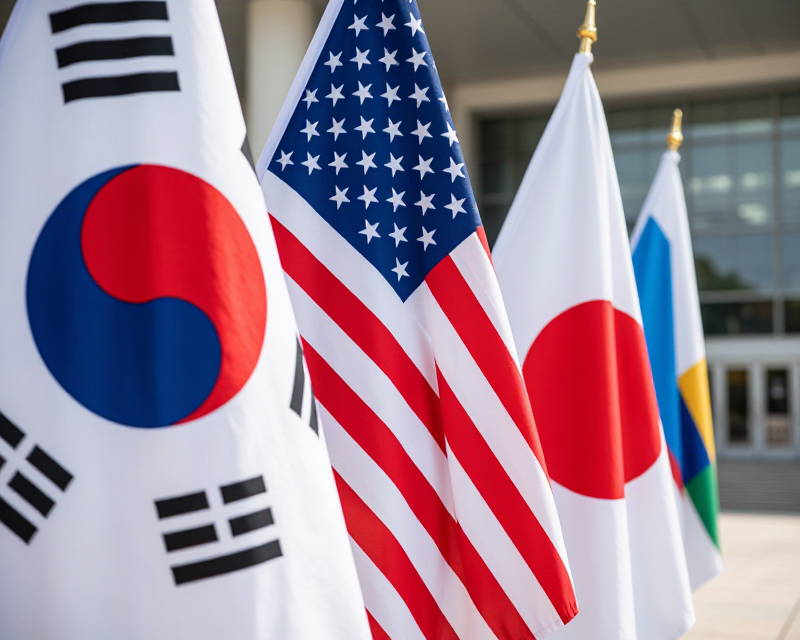 Symbolic Trilateral Cooperation