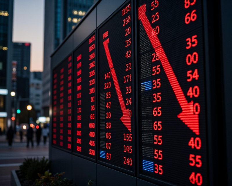 Stock Market Decline in Seoul
