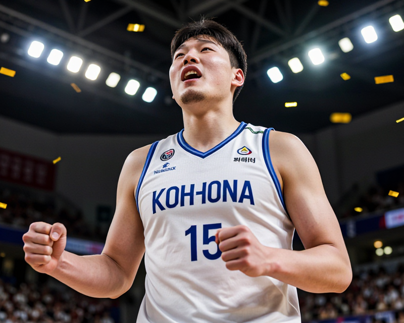 Basketball Victory Celebration