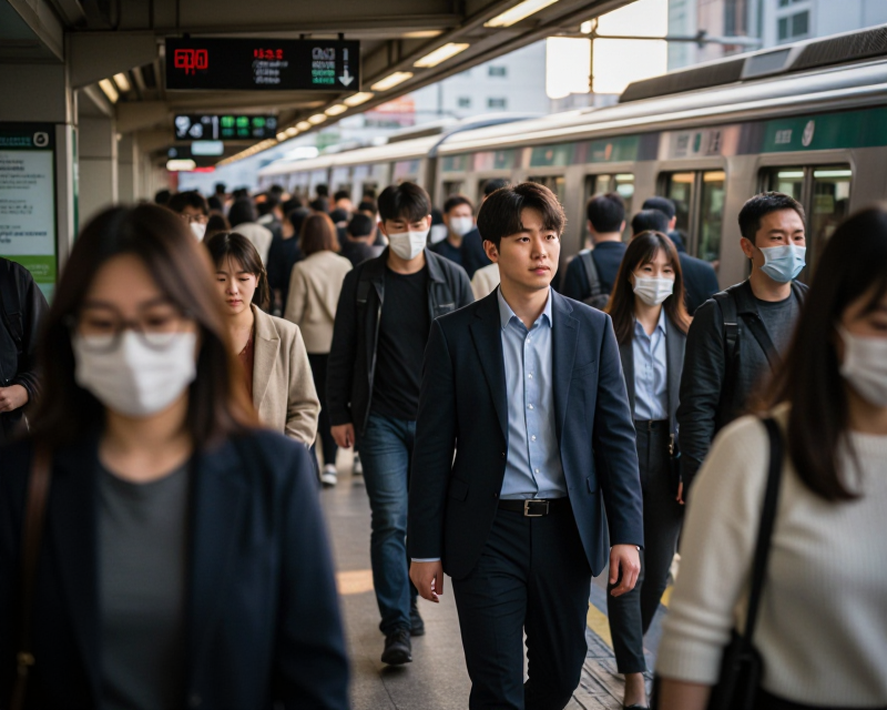 Seoul Subway Rush Hour