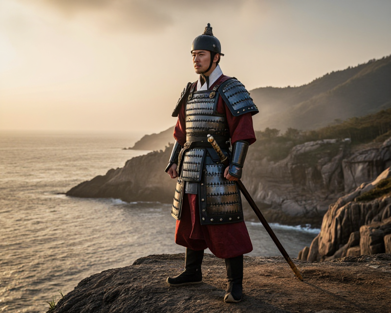Cinematic Joseon Warrior Scene
