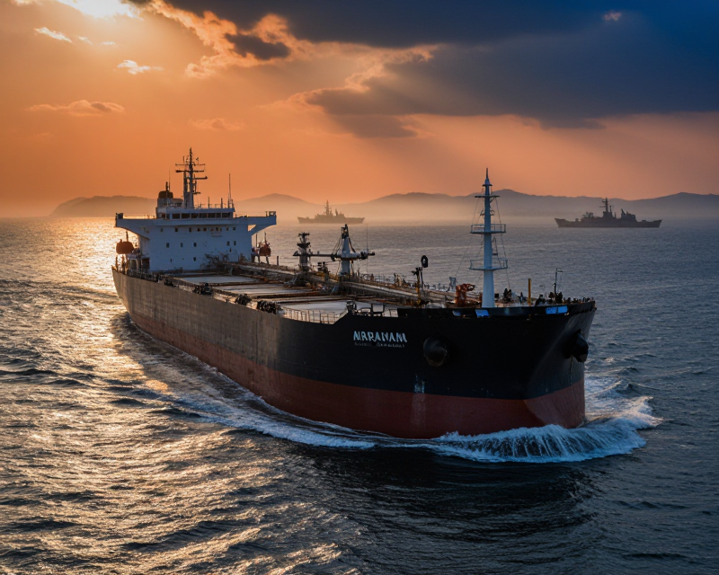 Cinematic Strait of Hormuz Tension