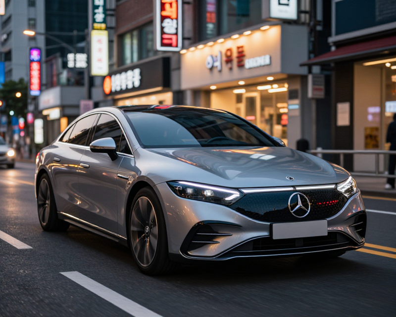 Electric Mercedes-Benz in Seoul