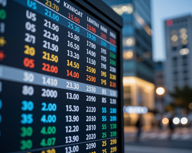 Financial Market Display