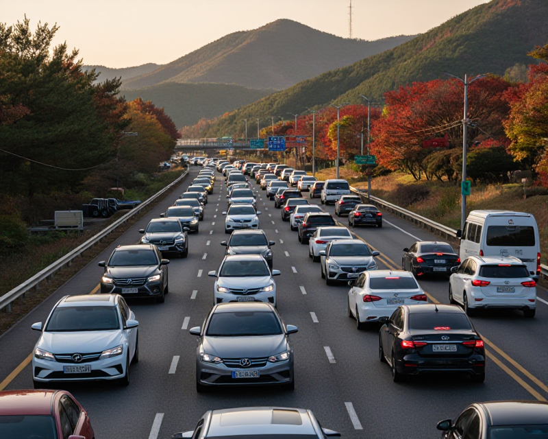 Chuseok Highway Traffic